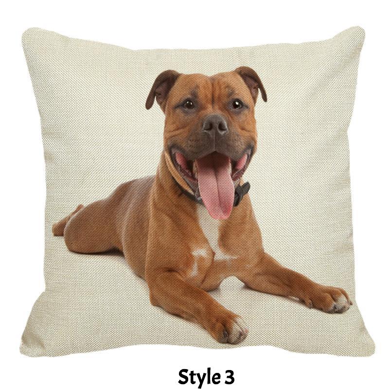 Staffy cushions best sale