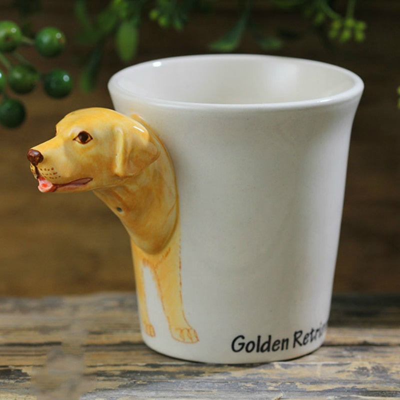 Golden Retriever Dishwasher Safe Microwavable Ceramic Coffee Mug