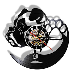 Vinyl German Shepherd Wall Clock