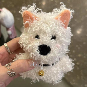 Teddy Westie AirPods Case