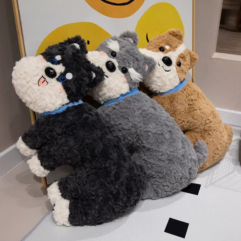 Schnauzer Plush Pillow