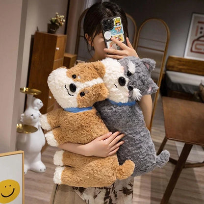 Schnauzer Plush Pillow