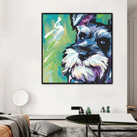 Graffiti Schnauzer Wall Art