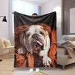 English Bulldog Throw Blanket