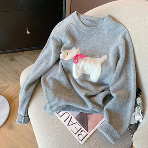 Fluffy Westie Sweater