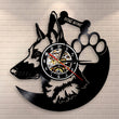 Vinyl German Shepherd Wall Clock