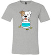 Antidepressant Staffy Premium Fitted Men/Unisex T-shirt