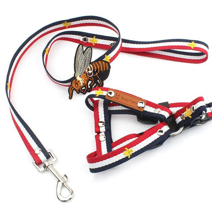 Pucci Dog Harness And Leash Set