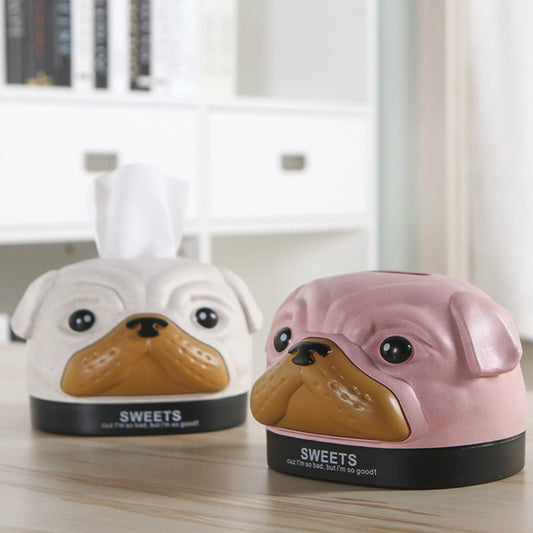 Sweets English Bulldog Tissue Box