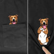 Boxer Dog In Pocket T-shirt