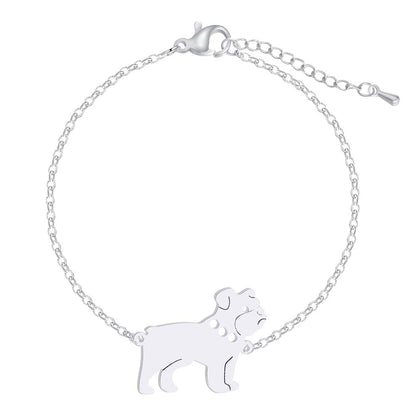 English Bulldog Charm Bracelet