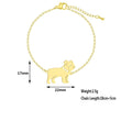 English Bulldog Charm Bracelet