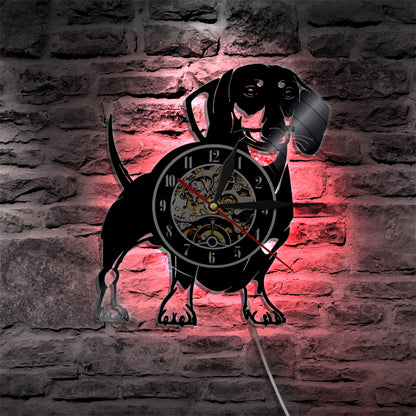 Dachshund Wall Clock