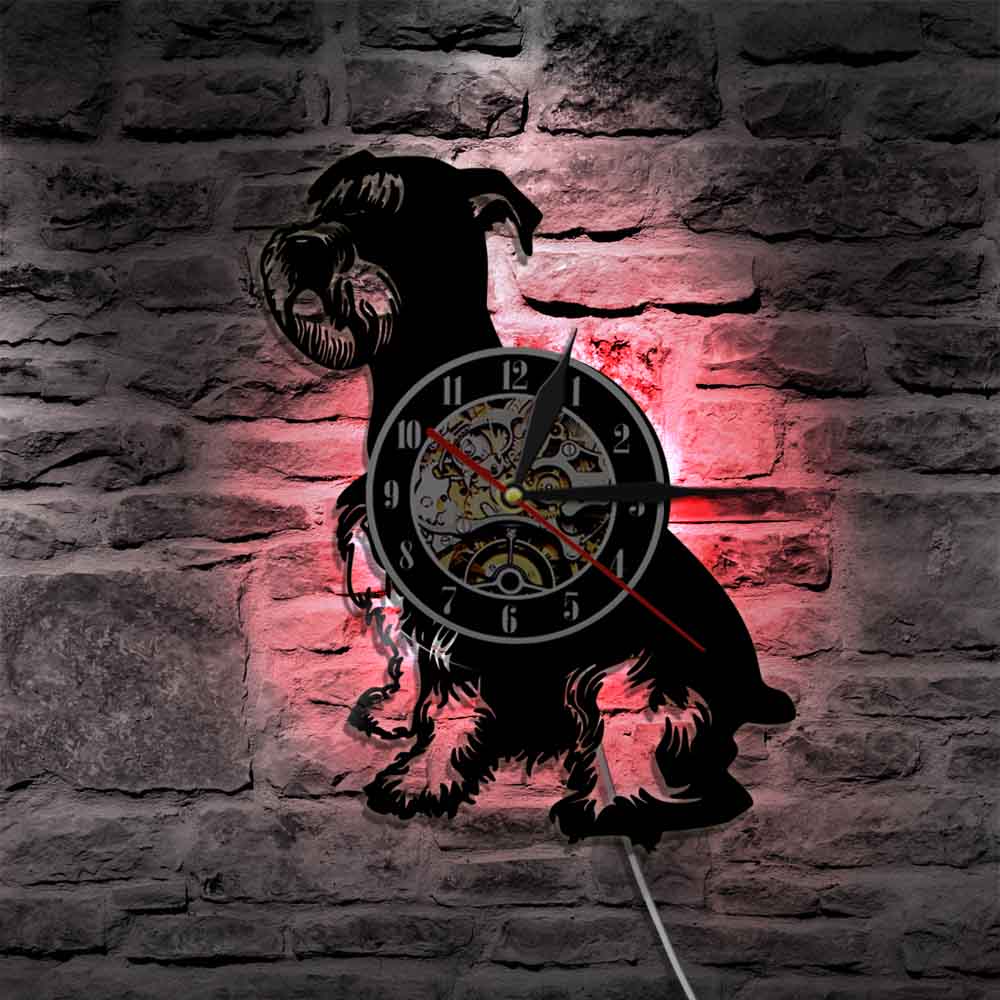 Schnauzer Wall Clock