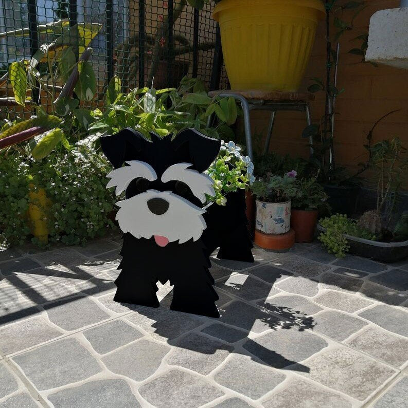 Dog Flower Planter