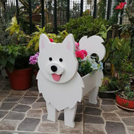 Pomeranian Flower Planter