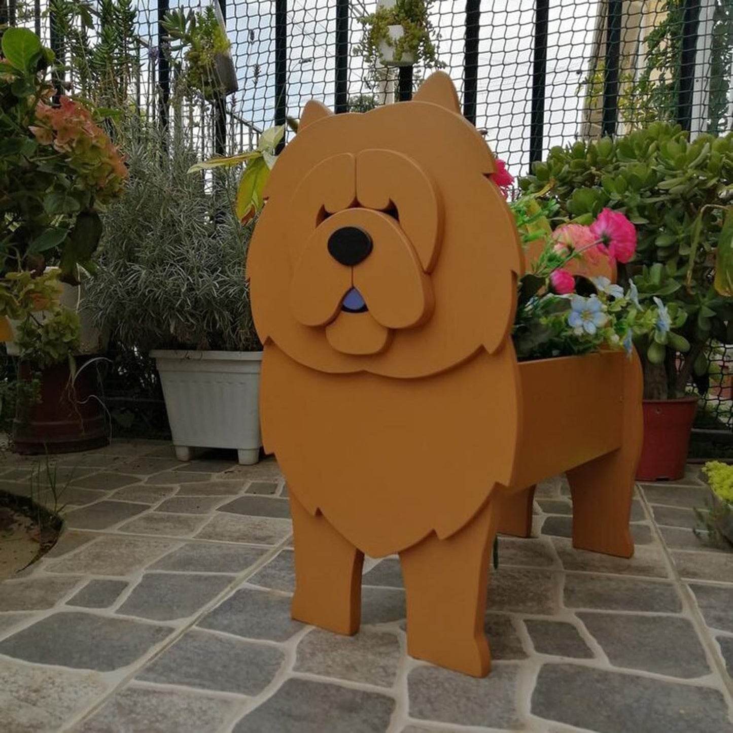 Dog Flower Planter