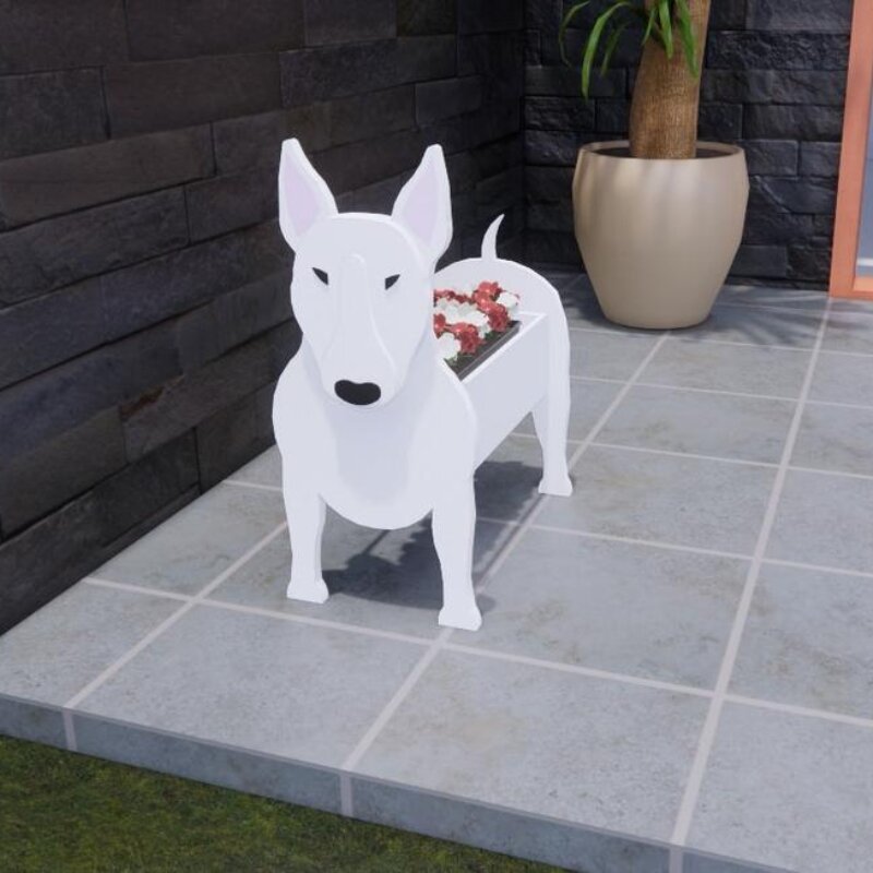 Dog Flower Planter