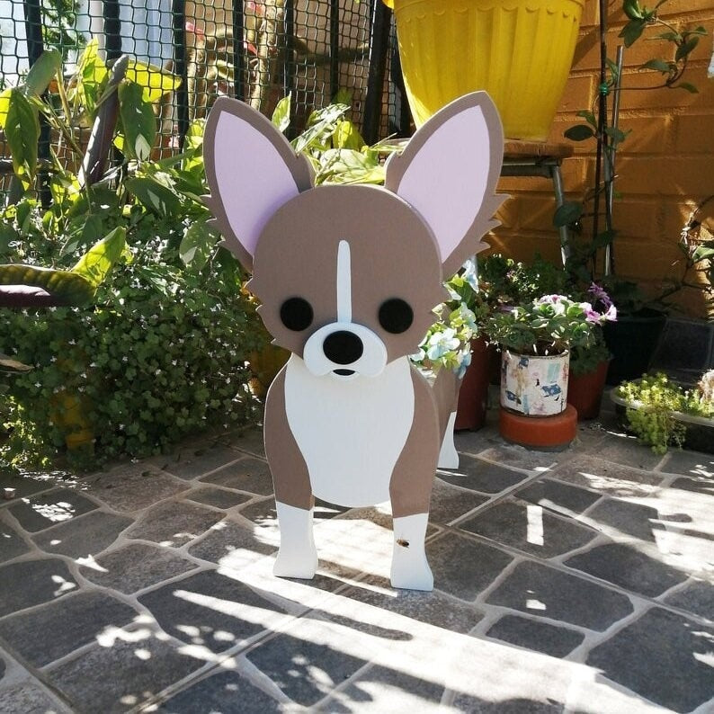 Dog Flower Planter