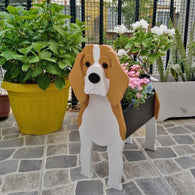 Beagle Flower Planter