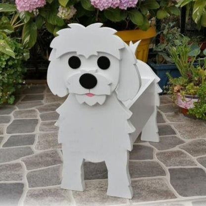 Dog Flower Planter