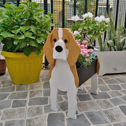 Dog Flower Planter