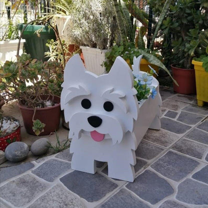 Dog Flower Planter