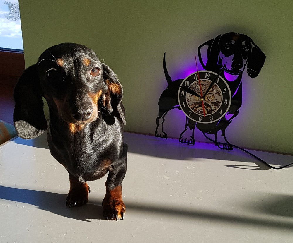 Dachshund Wall Clock