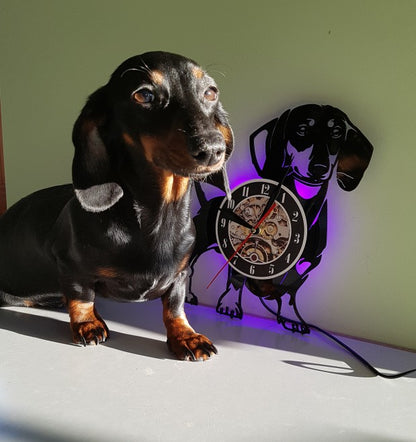 Dachshund Wall Clock