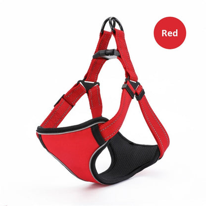 Reflective Dog Harness And Leash Set