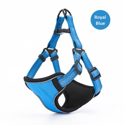 Reflective Dog Harness And Leash Set