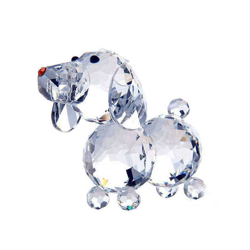 Crystal Dachshund Figurine