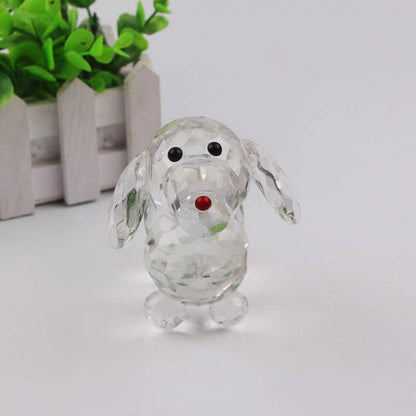 Crystal Dachshund Figurine