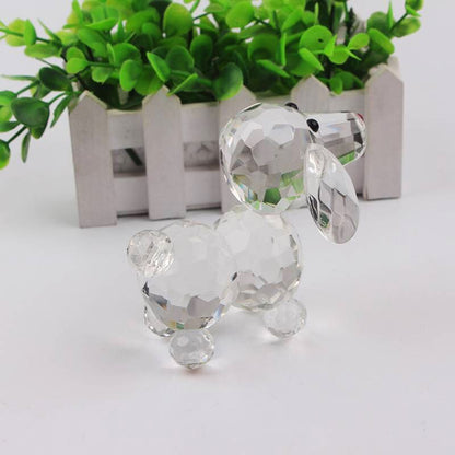 Crystal Dachshund Figurine