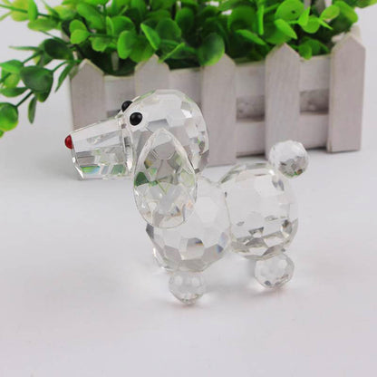 Crystal Dachshund Figurine