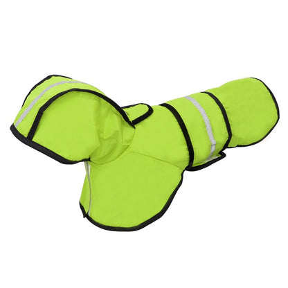 Reflective Sporty Dachshund Dog Raincoat