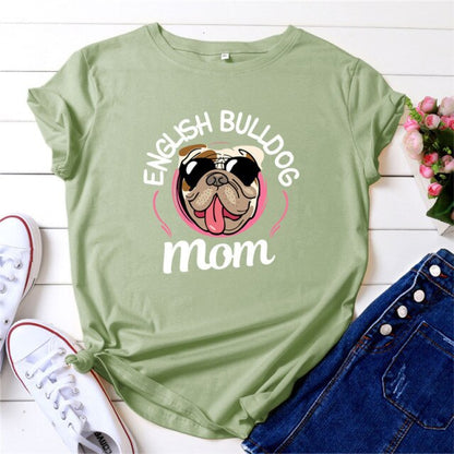 English Bulldog Mom T-shirt