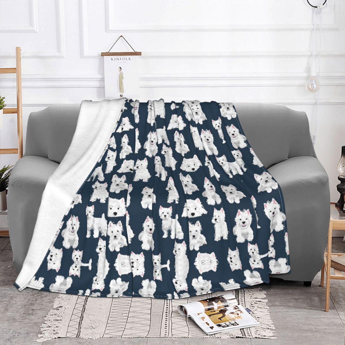 Westie Throw Blanket