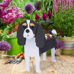 Yorkie Flower Dog Planter