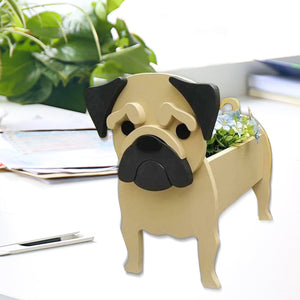 Yorkie Flower Dog Planter