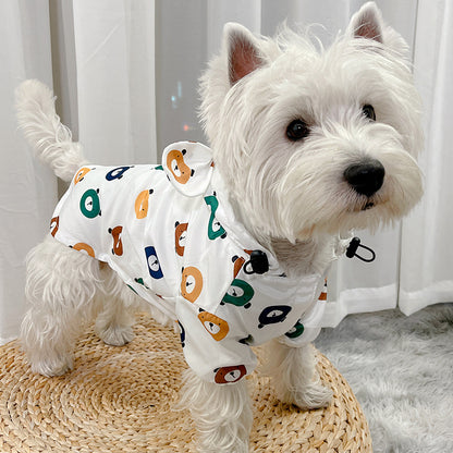 Bear Westie Raincoat