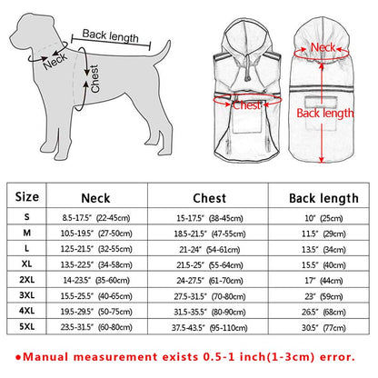 Adjustable Dog Raincoat