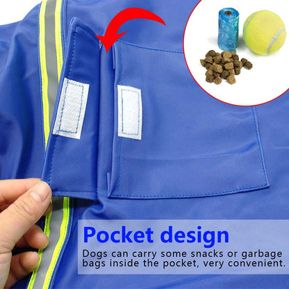 Adjustable Dog Raincoat