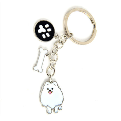 Pomeranian Love Keychain