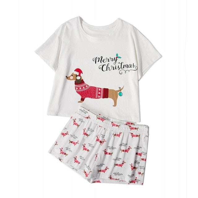 Christmas Dachshund Pajama Set