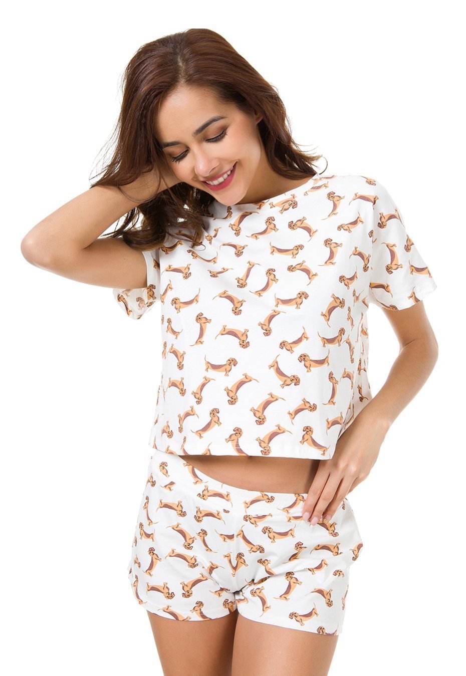 Zoe Dachshund Pajama Set