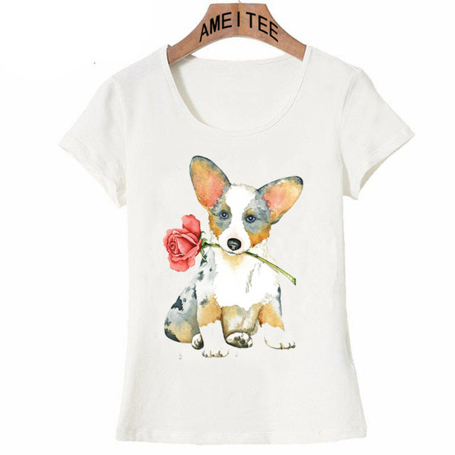 Flower Dog T-Shirt