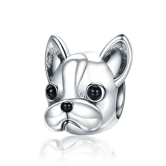 Frenchie 925 Sterling Silver Charm-charm-Ploocy-Ploocy