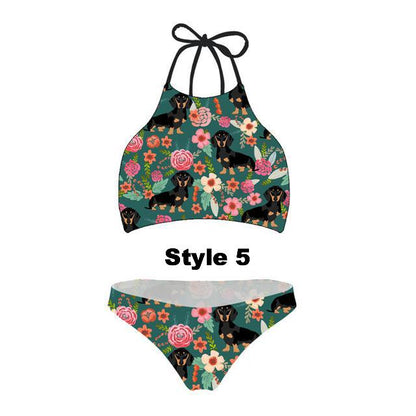 Dachshund Dog Bikini Set