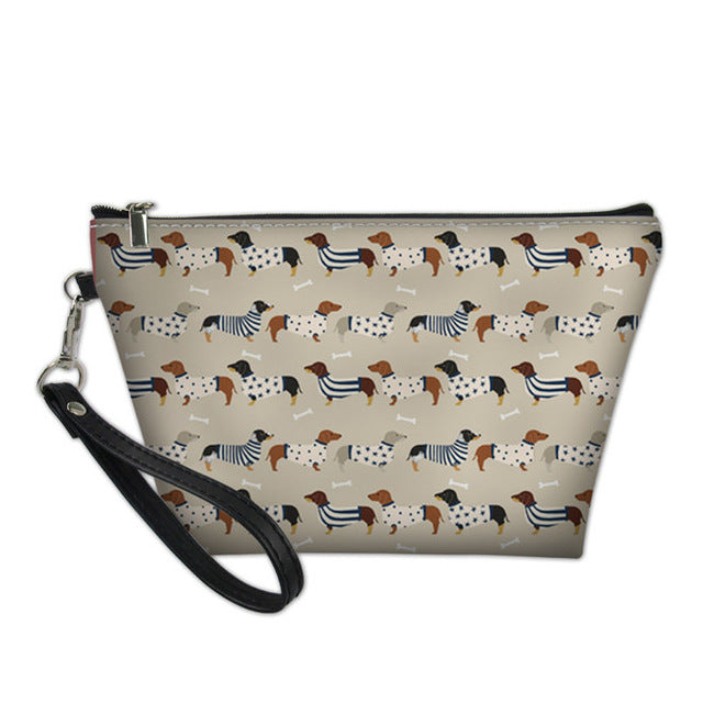 Dachshund Cosmetic Bag